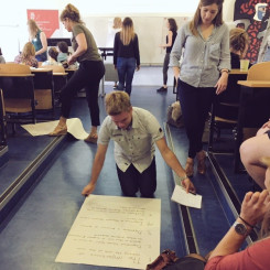 Participants summarizing their top 5 lessons learned during the summer school